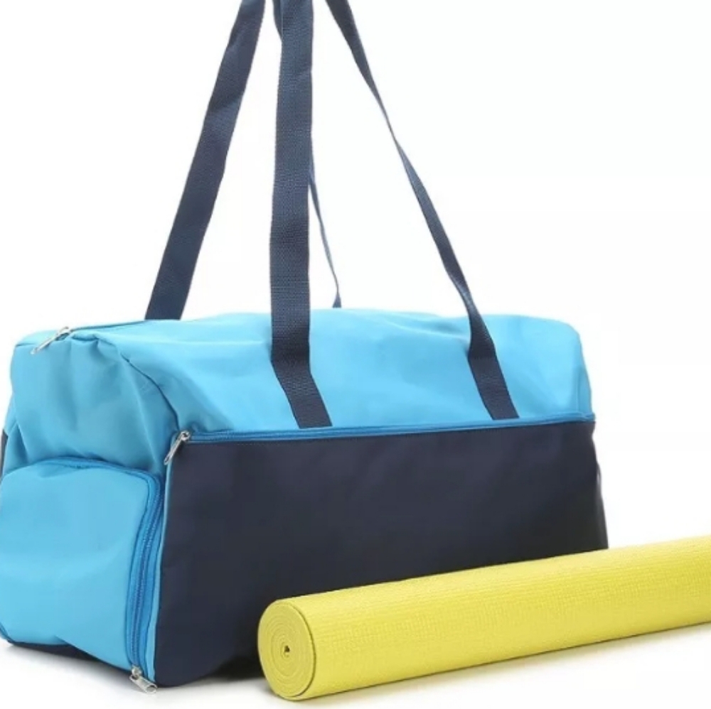 Navy Blue Duffel Yoga Bag